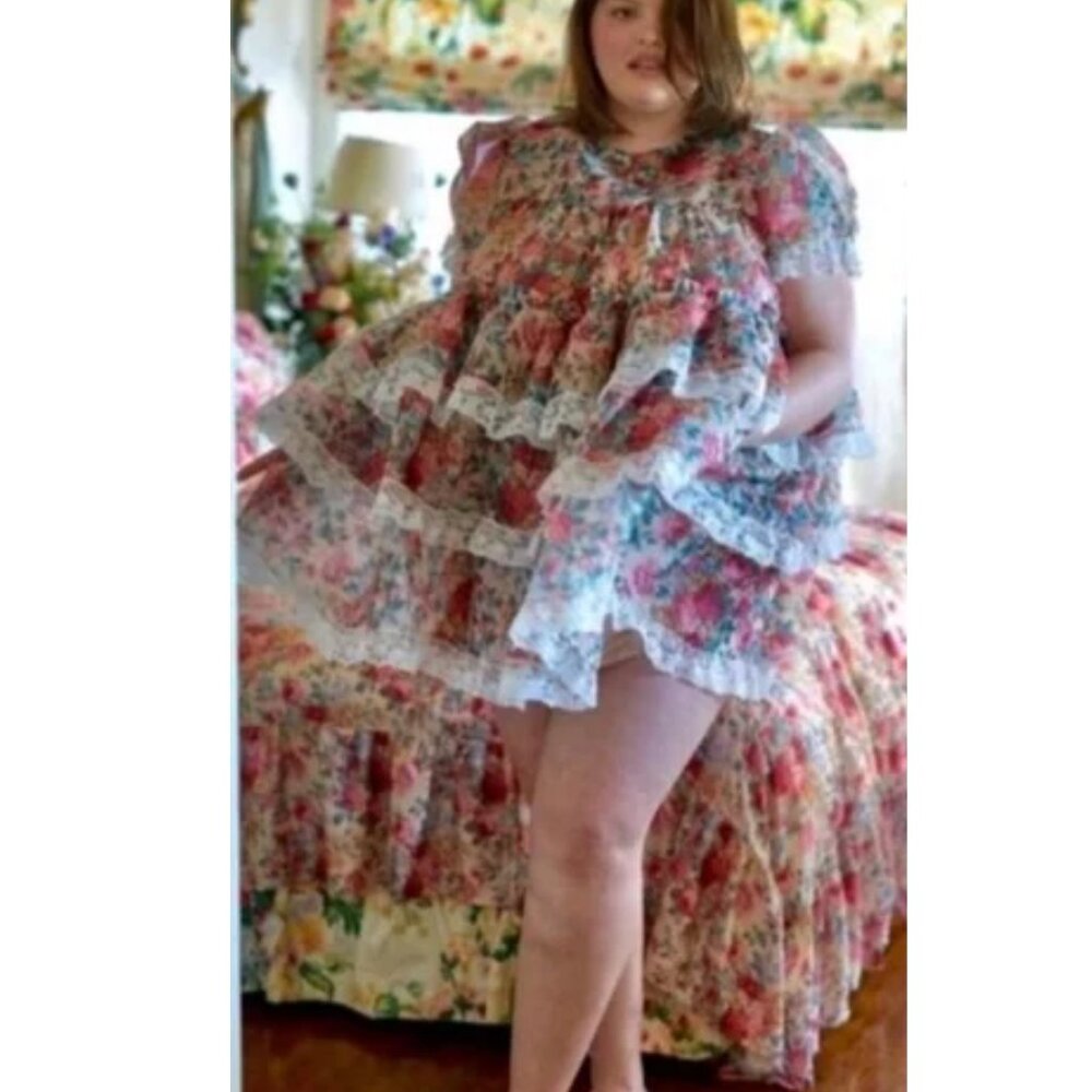 RARE!! Selkie L’ Apartmement Babydoll Sleeper Dress NWOT - Picture 13 of 13